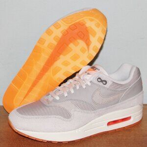 Nike Air Max 1 Premium Shoes Mens 6 6.5 Womens 7.5 8 Iron Ore Total Orange